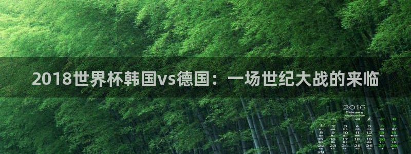 亚洲杯足球:2018世界杯韩国vs德国:一场世纪大战的来临